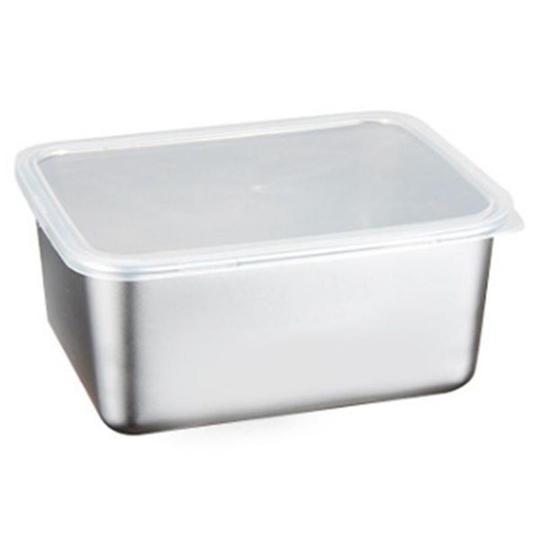 

storage bottles & jars stainless steel fresh-keeping box with lid food cooking ingredient packaging