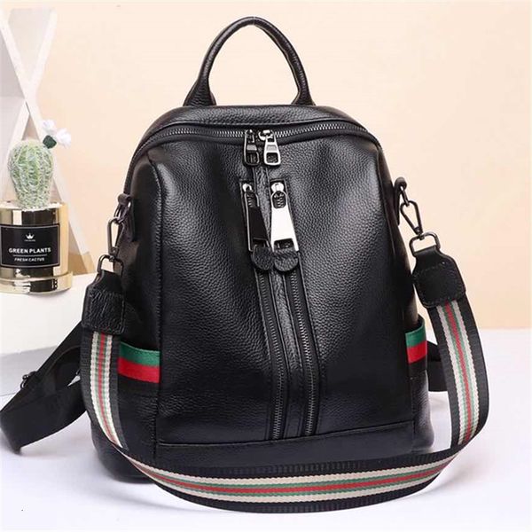 

messenger bags messenger bagsstyle 2021 leather simple commuter women's backpack origin high capacity fashion