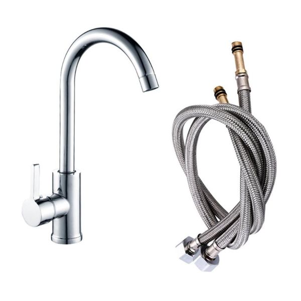 

kitchen bathroom household and cold water with hose sink faucets