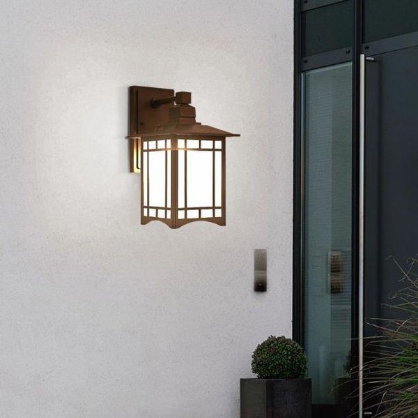 

outdoor wall lamp chinese style simple villa store waterproof and moisture-proof aluminum led balcony lamps