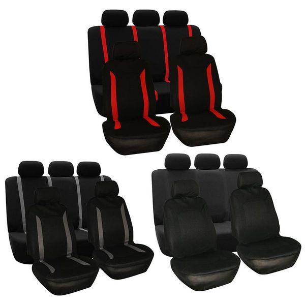 

seat cushions universal 10pcs/set washable car cover protector with steering wheel