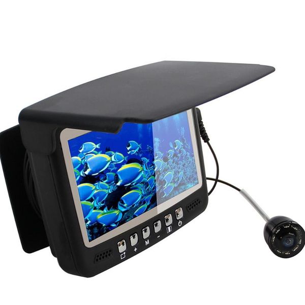 

fish finder 15m infrared led 4.3''monitor hd 1000tvl underwater fishing camera ice