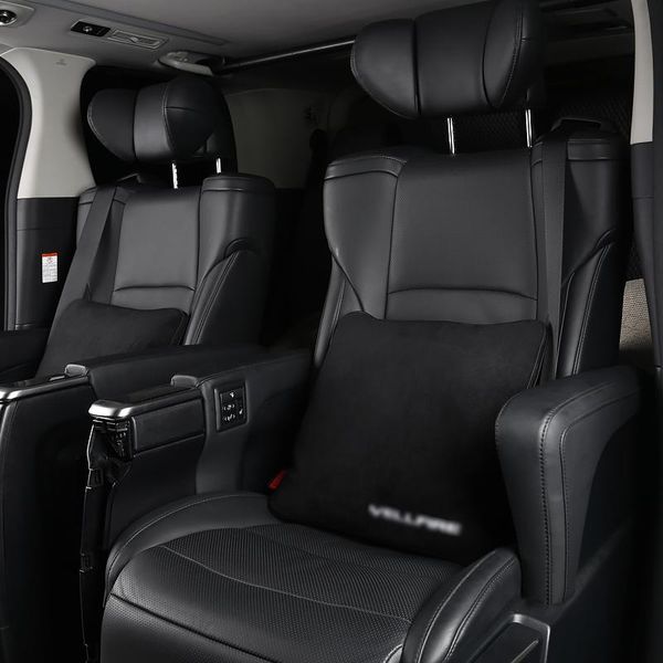 

seat cushions le yi for alphard/ vellfire 2021 black car air conditioner being pillow modification suede auto parts accessories