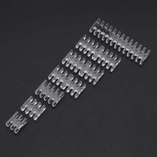 

acrylic cable comb clear dresser set for 2mm cables 4/5/6/8/12/14/16/24 pin pc computer & connectors