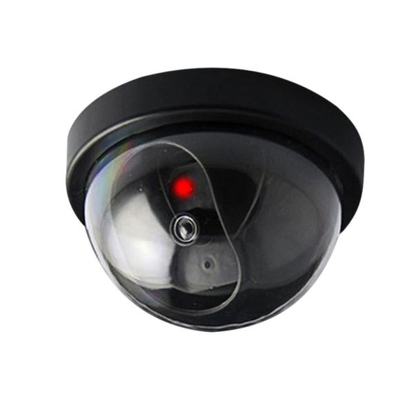 

cameras simulated security camera fake dome dummy with flash led light