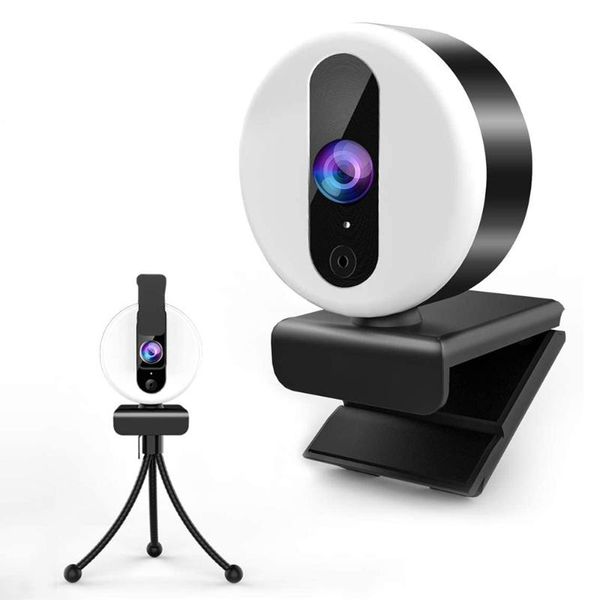 

webcams 2k webcam ring light full hd web camera for pc lapusb 1080p with microphone webcamera youtube live video