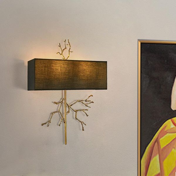 

wall lamp nordic led wood deco maison wandlamp cabecero de cama beside
