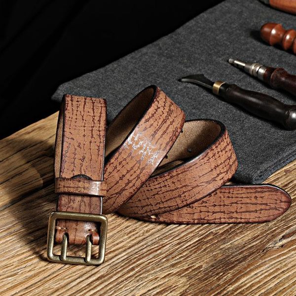 

belts [lfmb]men belt 2021 est design cow genuine leather for men fashion classic male strap alloy pin buckle, Black;brown