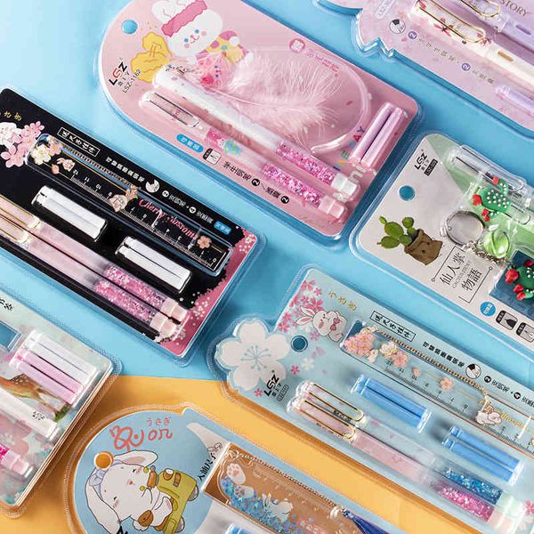 

ink love bag pen student lovely frh girl heart can wipe be