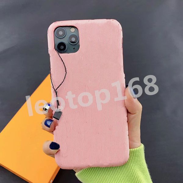 

l fashion designer phone cases for iphone 12 11 pro max xs xr xsmax 8plus embossed leather luxury cellphone cover with samsung note 20 ultra