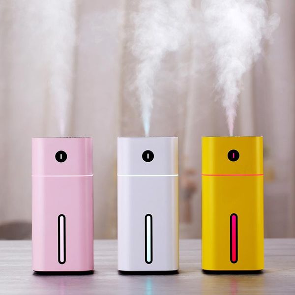 

car air freshener aroma essential oil diffuser mini ultrasonic square d humidifier purifier led night light usb for office