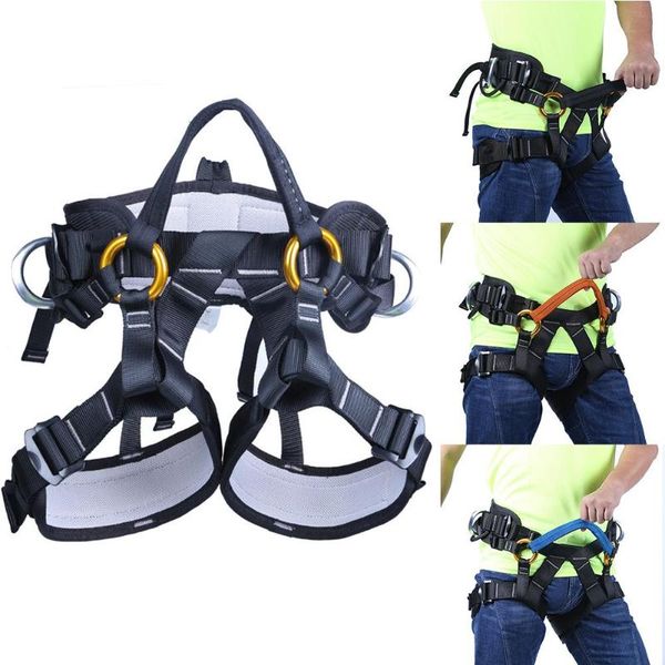 

tree carving rock climbing harness equip gear rappel rescue safety seat belt cords, slings and webbing
