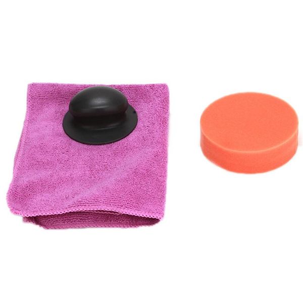 

car sponge wax handle towel polishing buffing pad kit for auto waxing polisher washing cleaning paint care