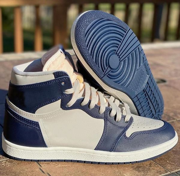 

1 85 georgetown basketball shoes 1s college navy summit white-tech grey mens womens outdoor sports trainers designer sneakers bq4422-400 wit
