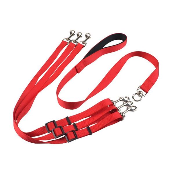 

pet dog products adjustable one to three nylone leashes leads traction rope collars &