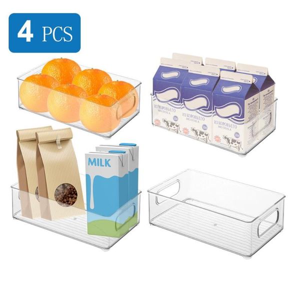 

storage bottles & jars refrigerator fresh spacer layer box explosive plastic kitchen cabinet with handle suitable for cabinets