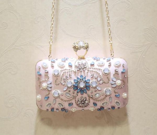 

2022 white diamond women clutch bags for women female purse wallet party bag envelope bridal wedding evening handbags 04