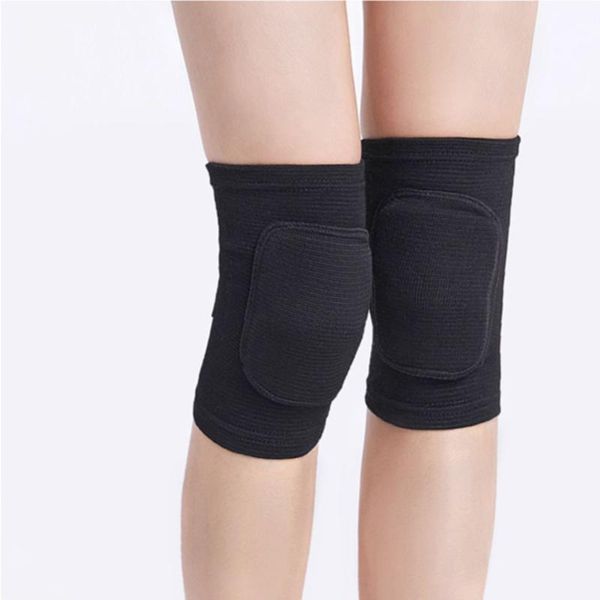 

elbow & knee pads sports kneepad dancing protector volleyball yoga crossift brace support winter crossfit workout training, Black;gray