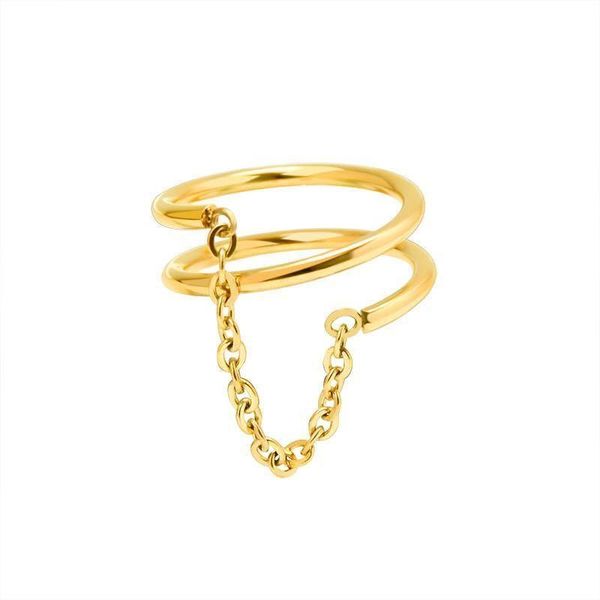 

cluster rings tosako stainless steel ring gold color band for women wedding engagement fashion jewelry, Golden;silver