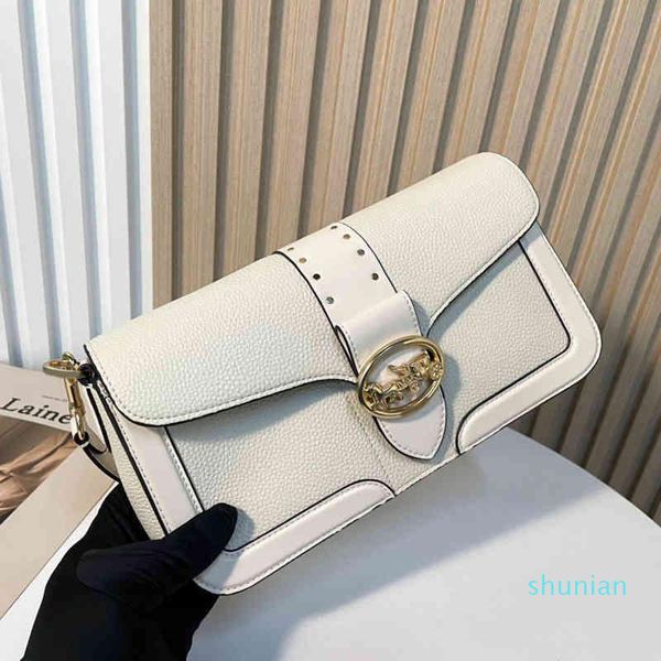

c1oach luxury designer handbags totes bags 2021 new georgie series car postman single shoulder messenger women bag ff4
