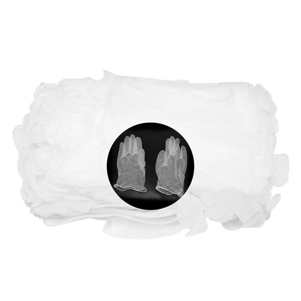 

disposable gloves 100 pcs food grade pvc examination vinyl