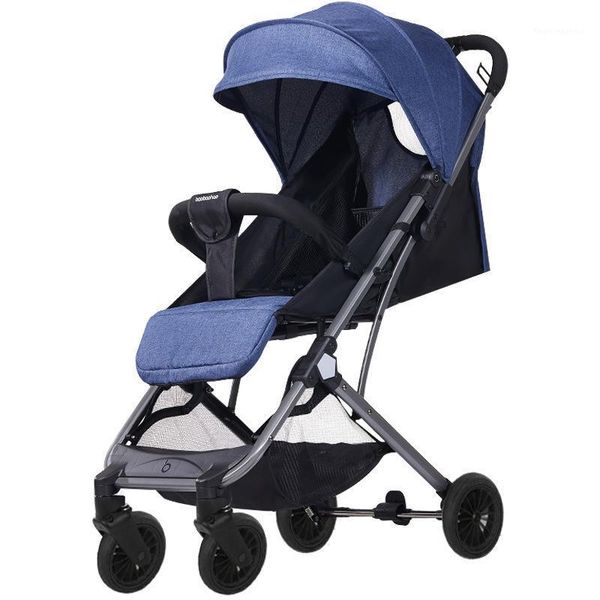 

strollers# baby good y1 can sit and recline stroller with one button to collect the car ultra-light high landscape bb trolley1