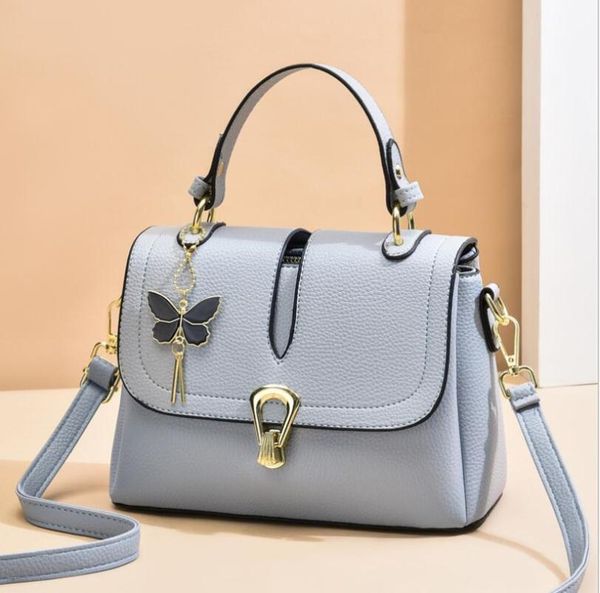 

shoulder bags high-quality women's bag autumn ladies handbag small square fashion lychee pattern messenger