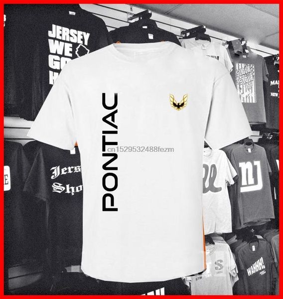 

men's t-shirts pontiac firebird trans am emblem t-shirt, White;black