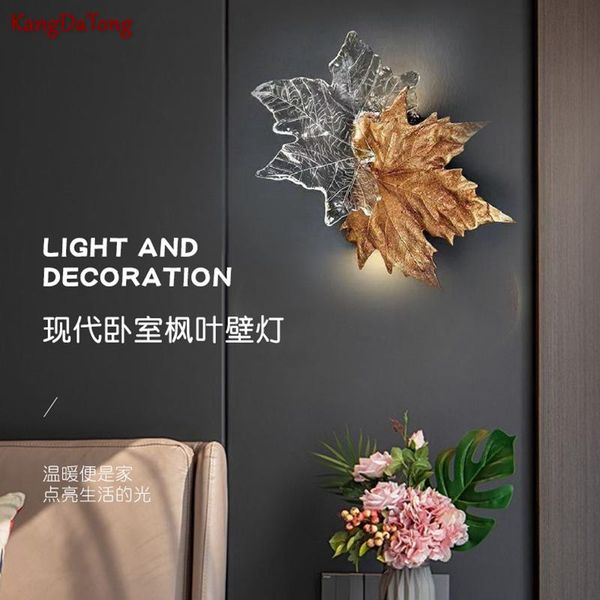 

wall lamp modern designer gold - plated crystal led living room bedroom study bedside personalized decorative