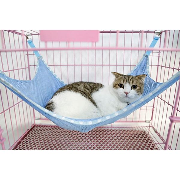 

cat beds & furniture breathable mesh summer bed pet hammock for rest mats house soft and comfortable