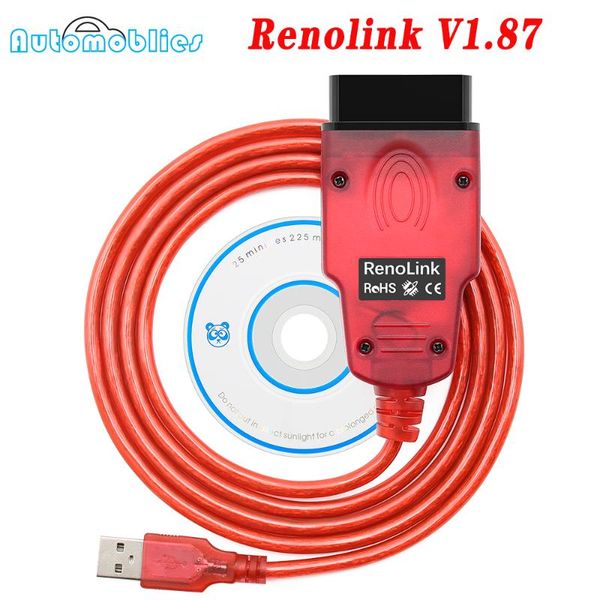

code readers & scan tools 2021 renolink v1.87 obd2 for ecu programmer obd 2 diagnostic auto tool airbag reset key coding ecm uch