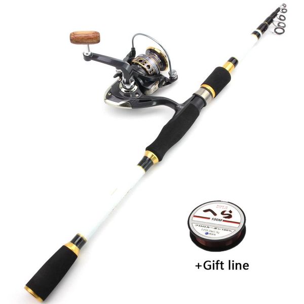 

boat fishing rods 1.8m2.1m2.4m2.7m rod reel combos spinning reels set carbon lure weight 7-28g pesca