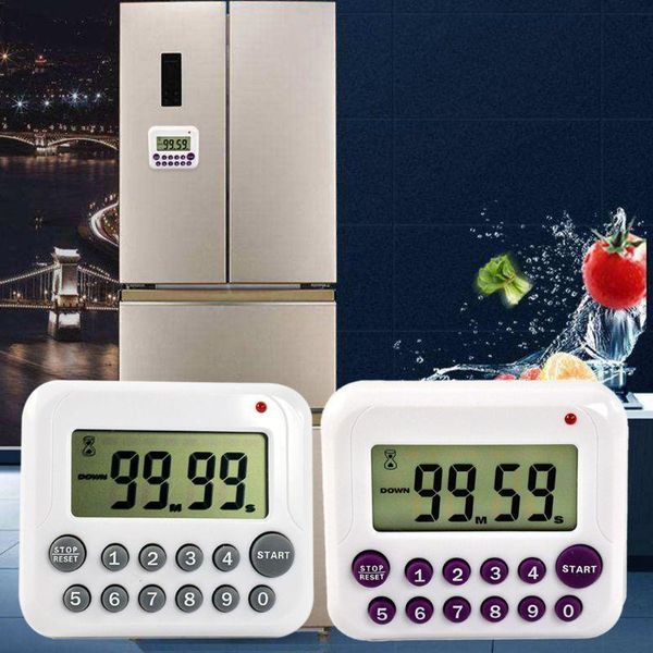 

timers digital kitchen timer lcd display cooking alarm clock count down up electronic magnetic