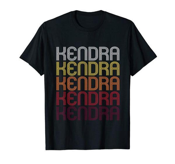 

men's t-shirts kendra retro wordmark pattern - vintage style t-shirt, White;black