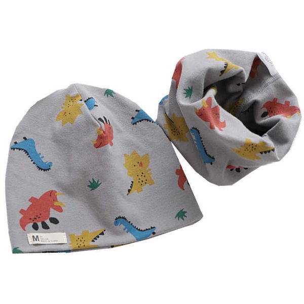 

new fashion cotton children hat scarf girls cap set baby boys head cover winter warm neck collar kids beanies sets, Blue;gray