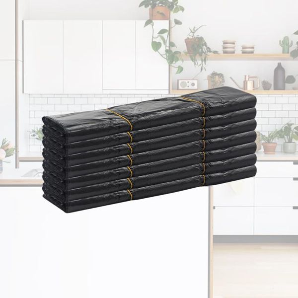 

waste bins 50 pcs large garbage bags black disposable bag (black, x 75)