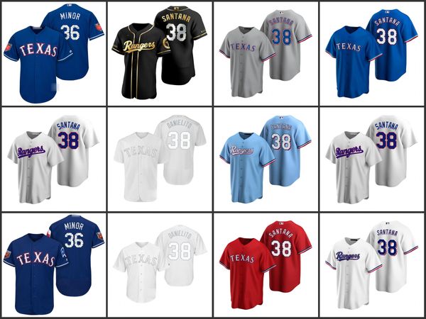 

texas rangers men 38 danny santana 36 mike minor women youthjersey, Black;red