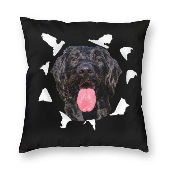 

cushion/decorative pillow giant schnauzer dog square pillowcover home decorative animal cushion cover throw for sofa double-sided printing
