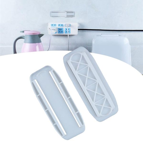 

hooks & rails 10pcs double-sided self-adhesive wall waterproof self adhesive kitchen and bathroom storage transparent hanging fu