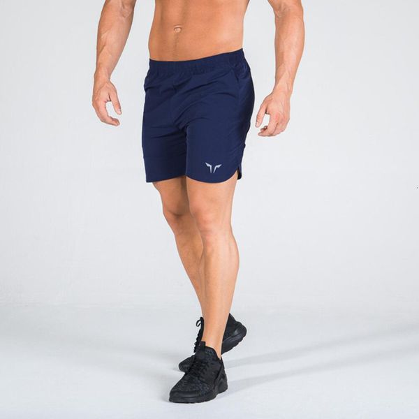 

muscle brothers summer fitness quick drying shorts capris men's beach pants, White;black
