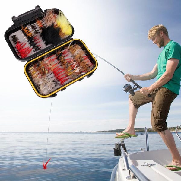 

40/72/100/120pcs ultra-thin various styles of flying hook bait and imitation butterfly, fishing set tackle boxes#p4 accessories