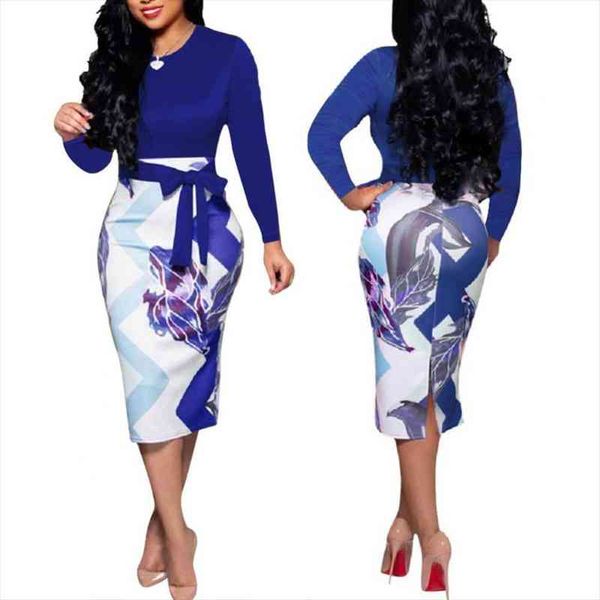 

70% sell christmas bodycon women dresses fashion knee length wavy stripe floral long sleeve belted, Black;gray