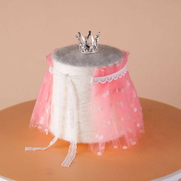 

skirts 2 pcs born pography props short skirts+headwear crown set baby infants po shooting clothing headdress kit 39xf