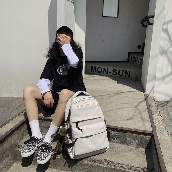 

backpack korean version of college style girls waterproof high school schoolbag