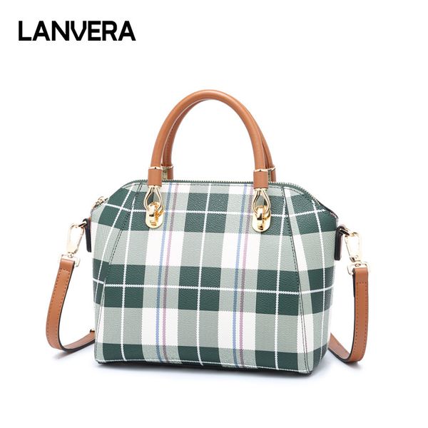 

hbp classic fashion bags european and american check messenger shoulder bag tide women pack wild style travel l8085