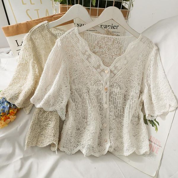 

women's blouses shirts women fashion outdoor casual short sleeve blouse ladies sweet girls student daily basic, White