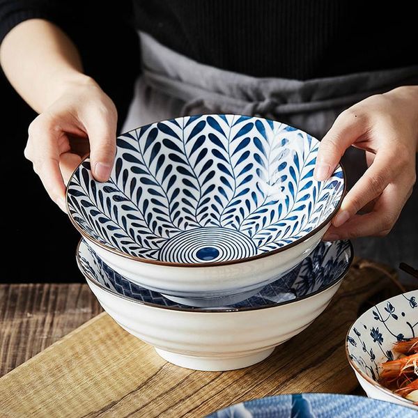 

4.2/8 inches hand painted ceramic handmade noodle bowl salad small soup china porcelain g216 bowls
