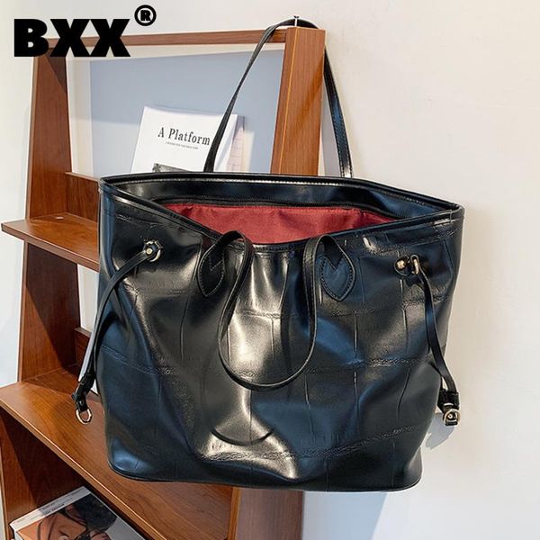 

evening bags [bxx] high capacity pu leather for women 2021 summer shoulder bag handbags trending luxury travel hand hu433