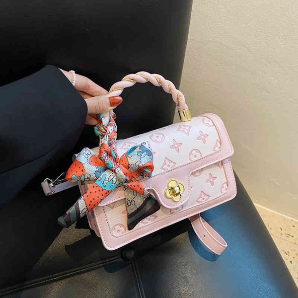 

2022 latest luggage factory wholesale women's embossed portable small square