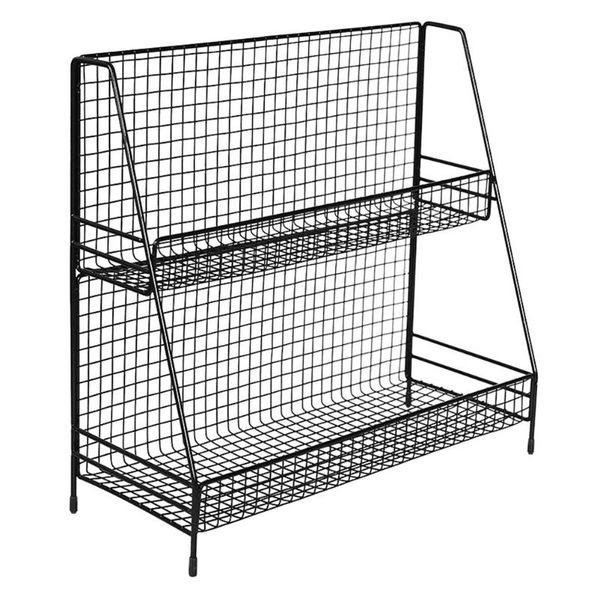 

hooks & rails 1pc decorative durable rack kitchen seasonings home storage shelf